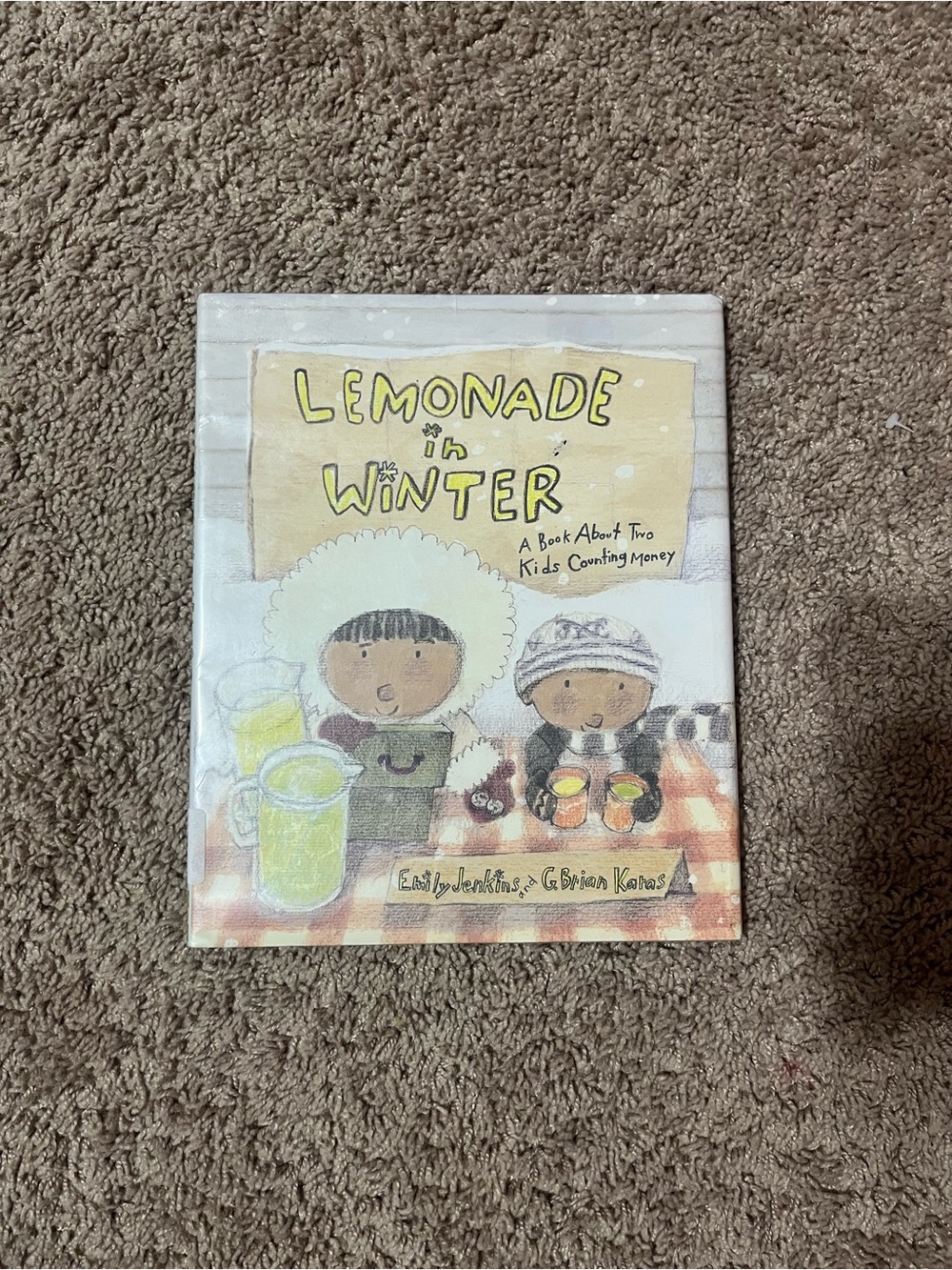 Lemonade in Winter: A Book About Two Kids Counting Money - Hardcover - GOOD